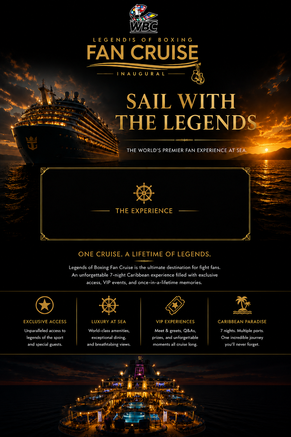 Legends of Boxing Fan Cruise — Sail With The Legends