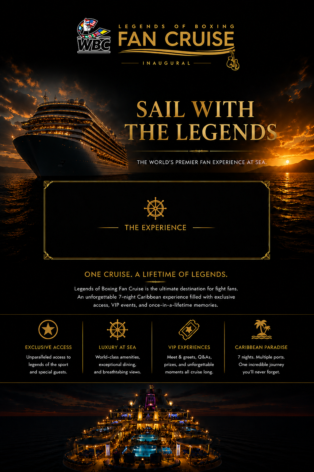 Legends of Boxing Fan Cruise — Sail With The Legends
